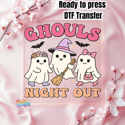 Ghouls Night Out DTF Print Ready to Press