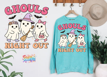 Ghouls Night Out DTF Print Ready to Press