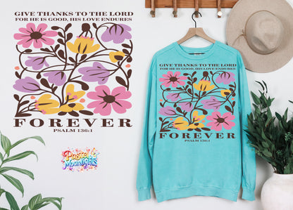 Give Thanks To The Lord DTF Print Ready to Press
