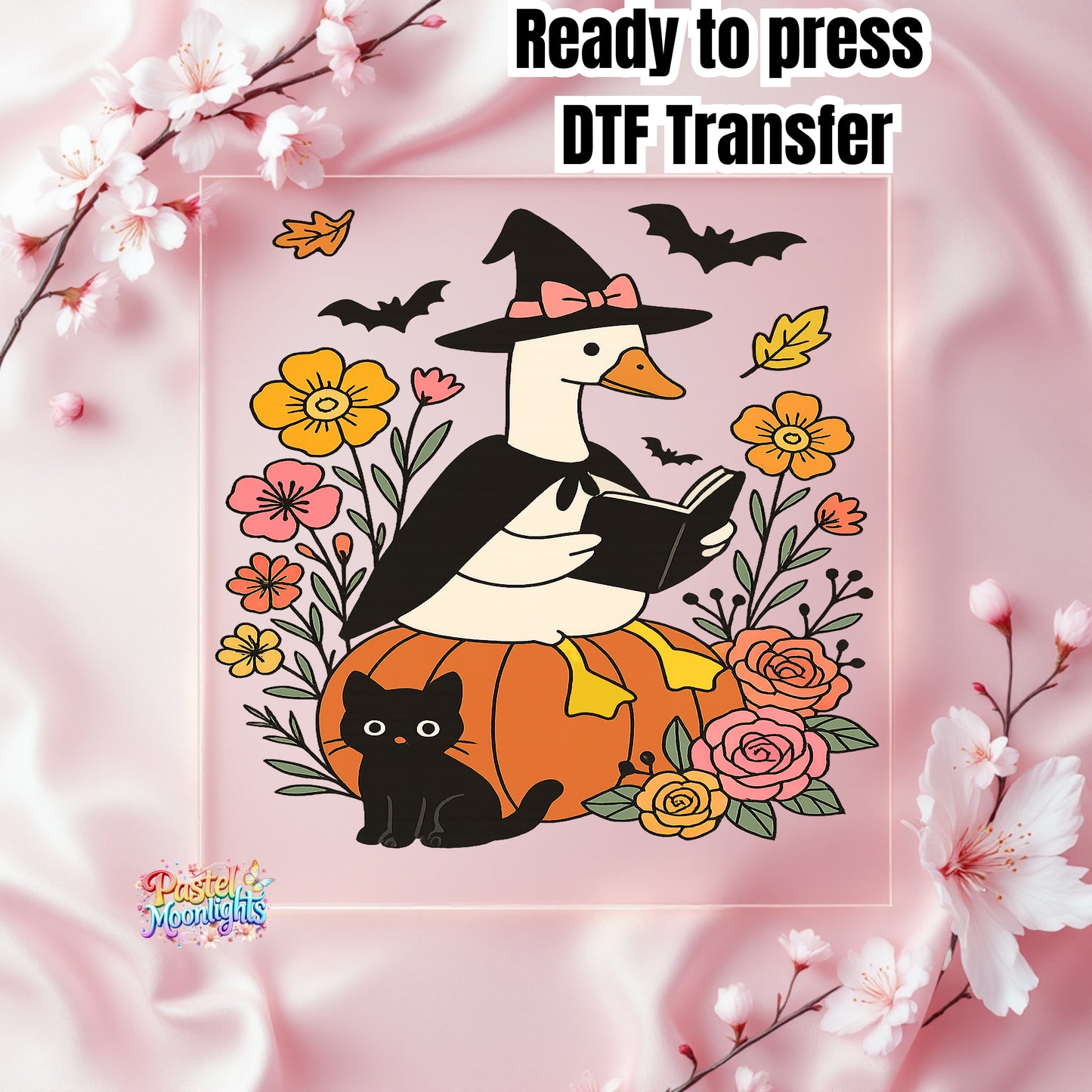 Goose Witch Read Book DTF Print Ready to Press