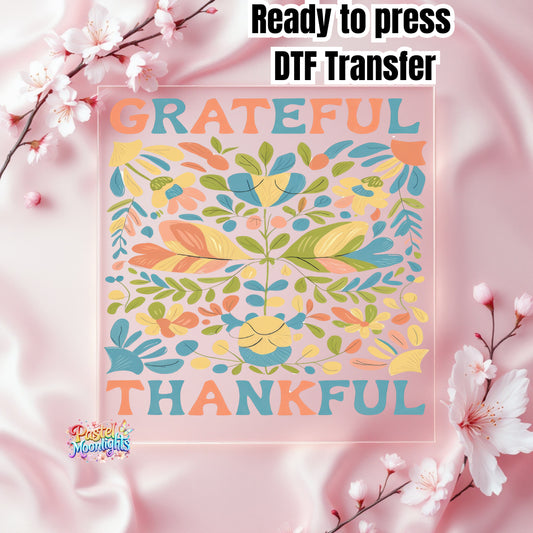 Grateful DTF Print Ready to Press