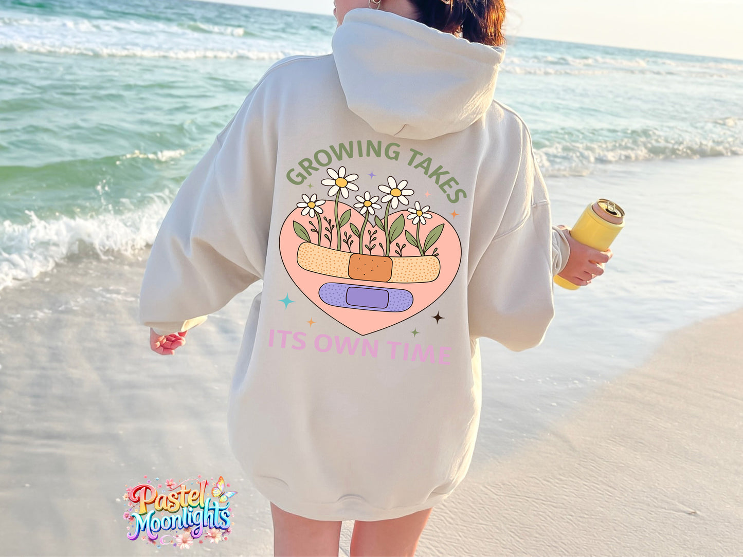 Growing Takes Its Own Time DTF Print Ready to Press