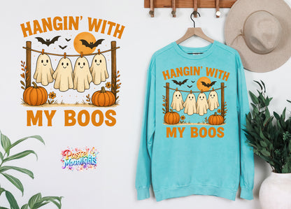 Hanging with my boos DTF Print Ready to Press