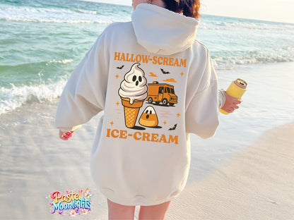 Hallow-Scream Ice-Cream DTF Print Ready to Press