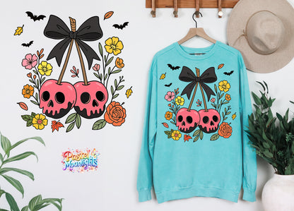 Halloween Cherries DTF Print Ready to Press