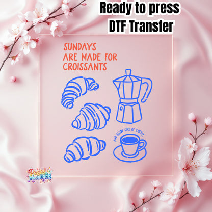 Croissant DTF Print Ready to Press