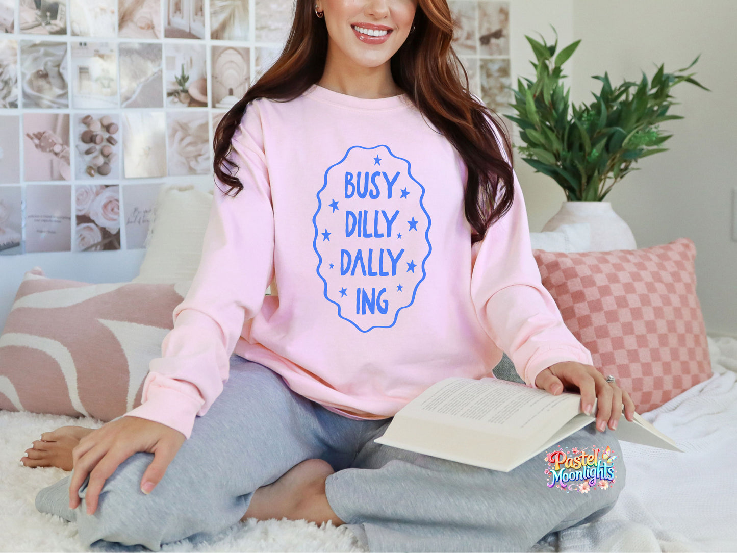 Busy Dilly Dallying DTF Print Ready to Press