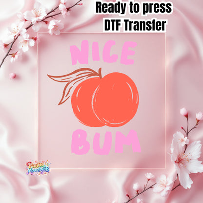 Peach DTF Print Ready to Press