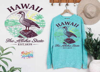 Hawaii The Aloha State DTF Print Ready to Press