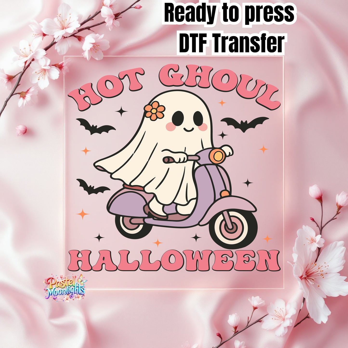 Hot Ghoul Halloween DTF Print Ready to Press