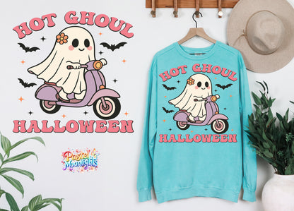 Hot Ghoul Halloween DTF Print Ready to Press