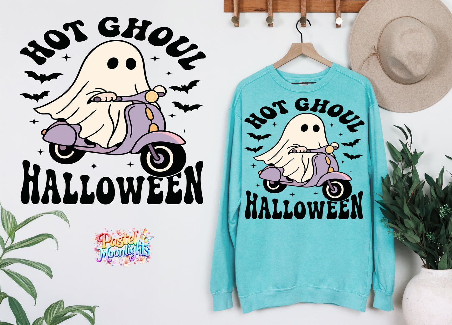 Hot Ghoul Halloween 1 DTF Print Ready to Press