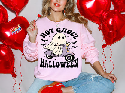 Hot Ghoul Halloween 1 DTF Print Ready to Press