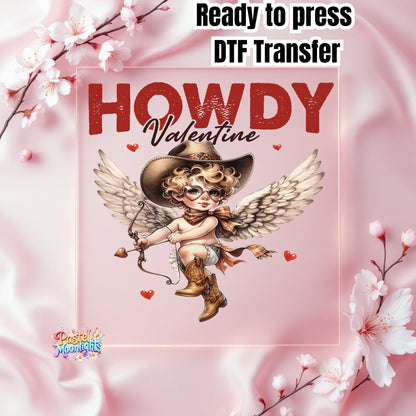 Howdy Valentine DTF Print Ready to Press