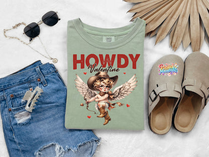 Howdy Valentine DTF Print Ready to Press