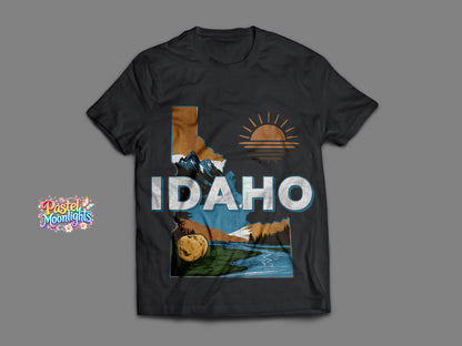 Idaho  The Gem State  DTF Print Ready to Press