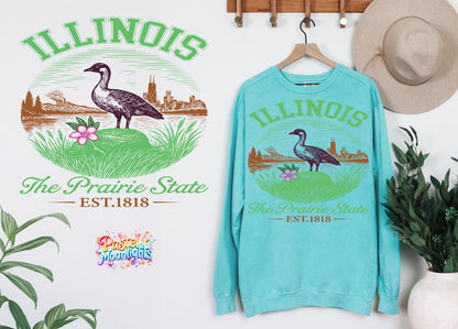 Illinois  The Prairie State DTF Print Ready to Press