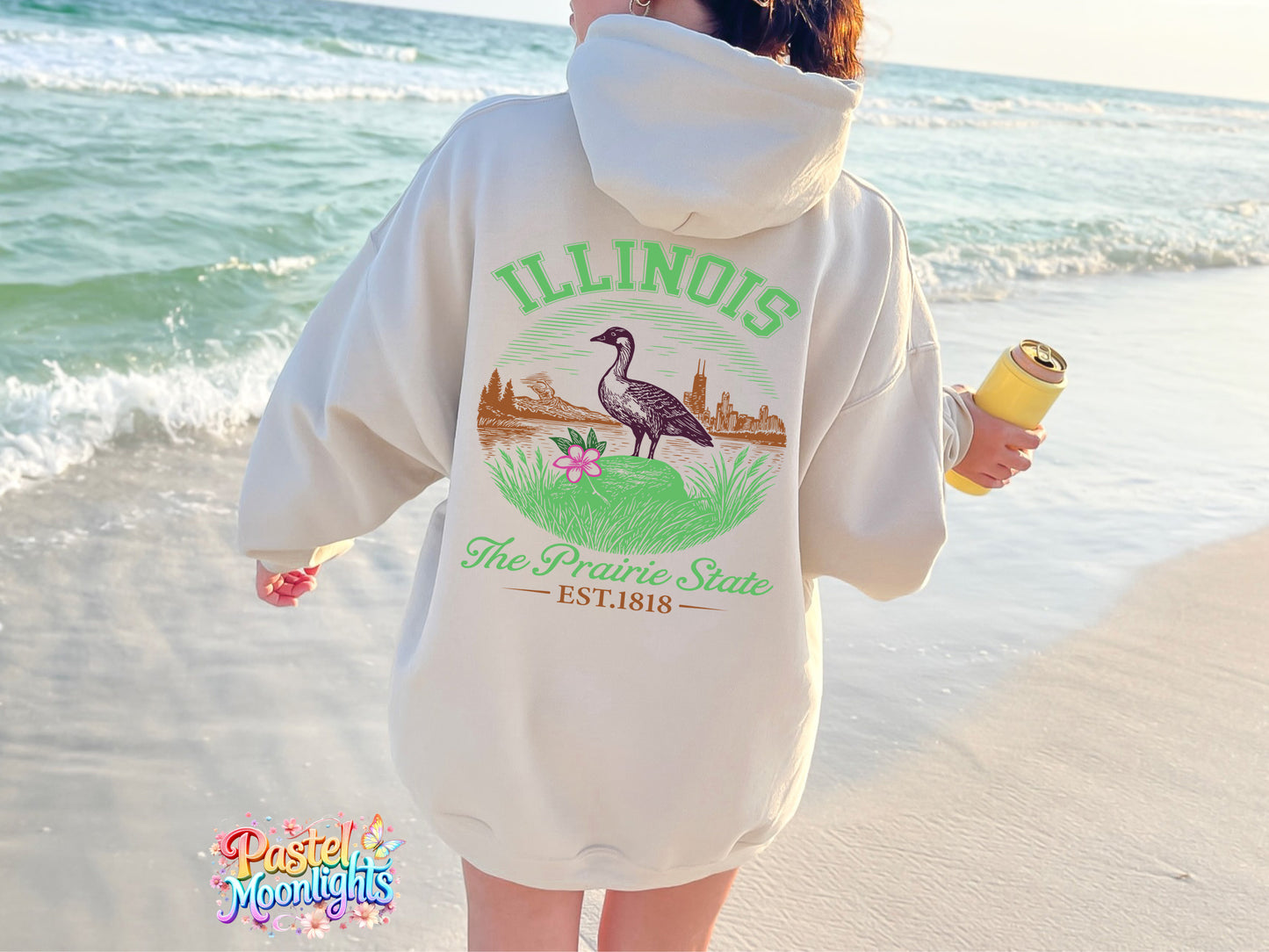 Illinois  The Prairie State DTF Print Ready to Press