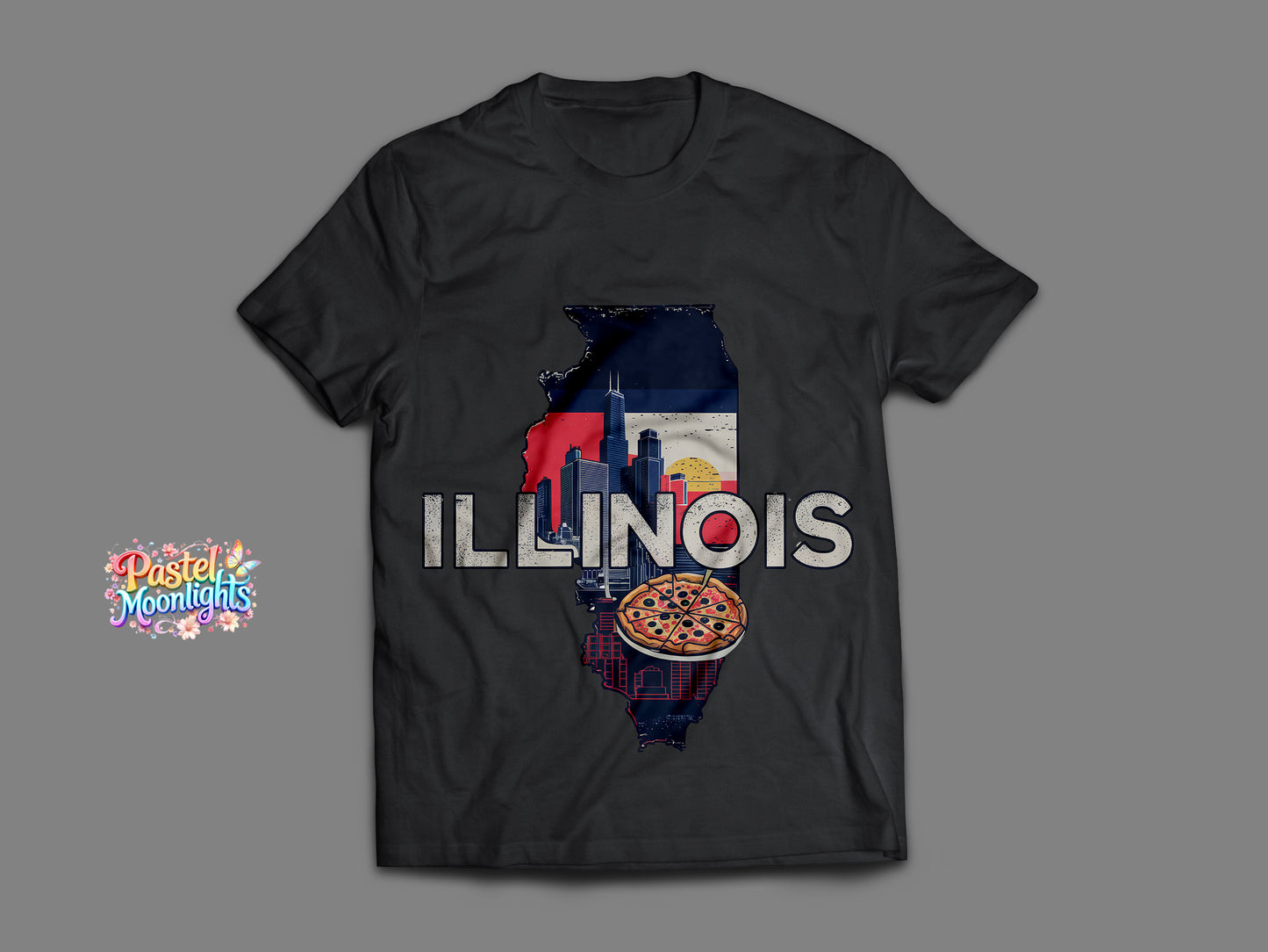 Illinois  The Prairie State DTF Print Ready to Press