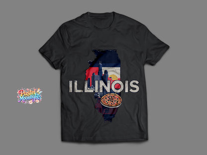 Illinois  The Prairie State DTF Print Ready to Press