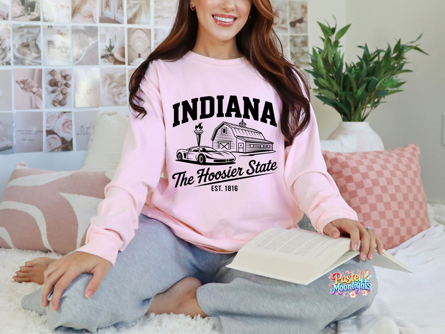 Indiana  The Hoosier State DTF Print Ready to Press