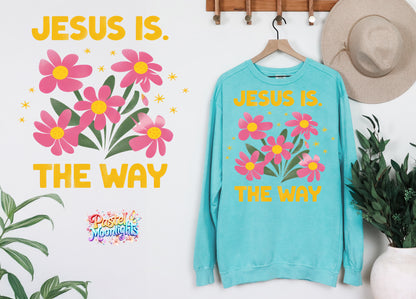 Jesus is The Way DTF Print Ready to Press