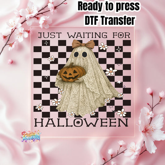 Just waiting for Halloween Design 2 DTF Print Ready to Press