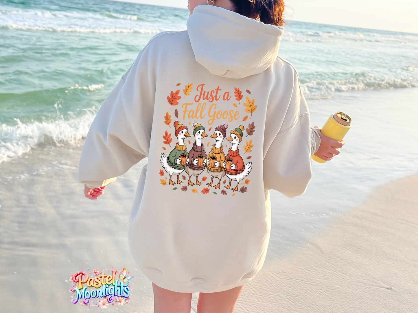 Just a fall goose DTF Print Ready to Press