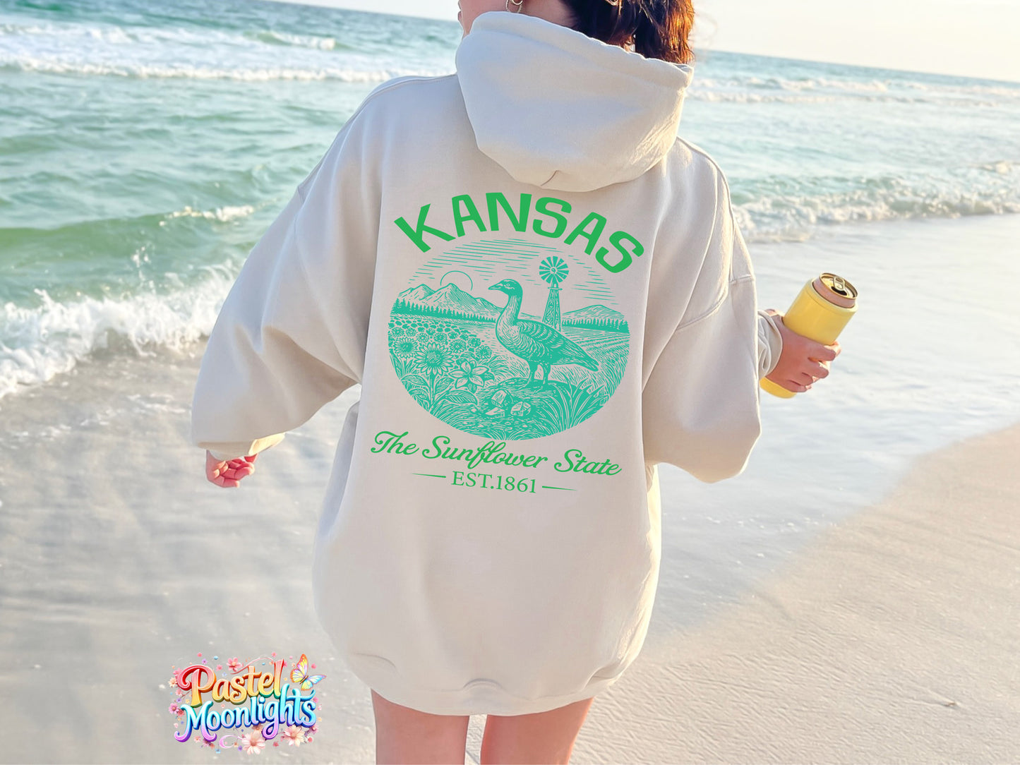 Kansas The Sunflower State DTF Print Ready to Press