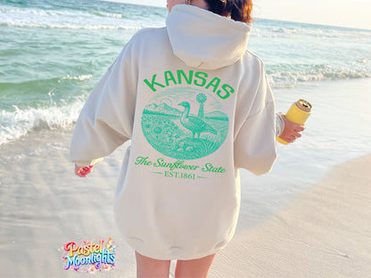 Kansas The Sunflower State DTF Print Ready to Press