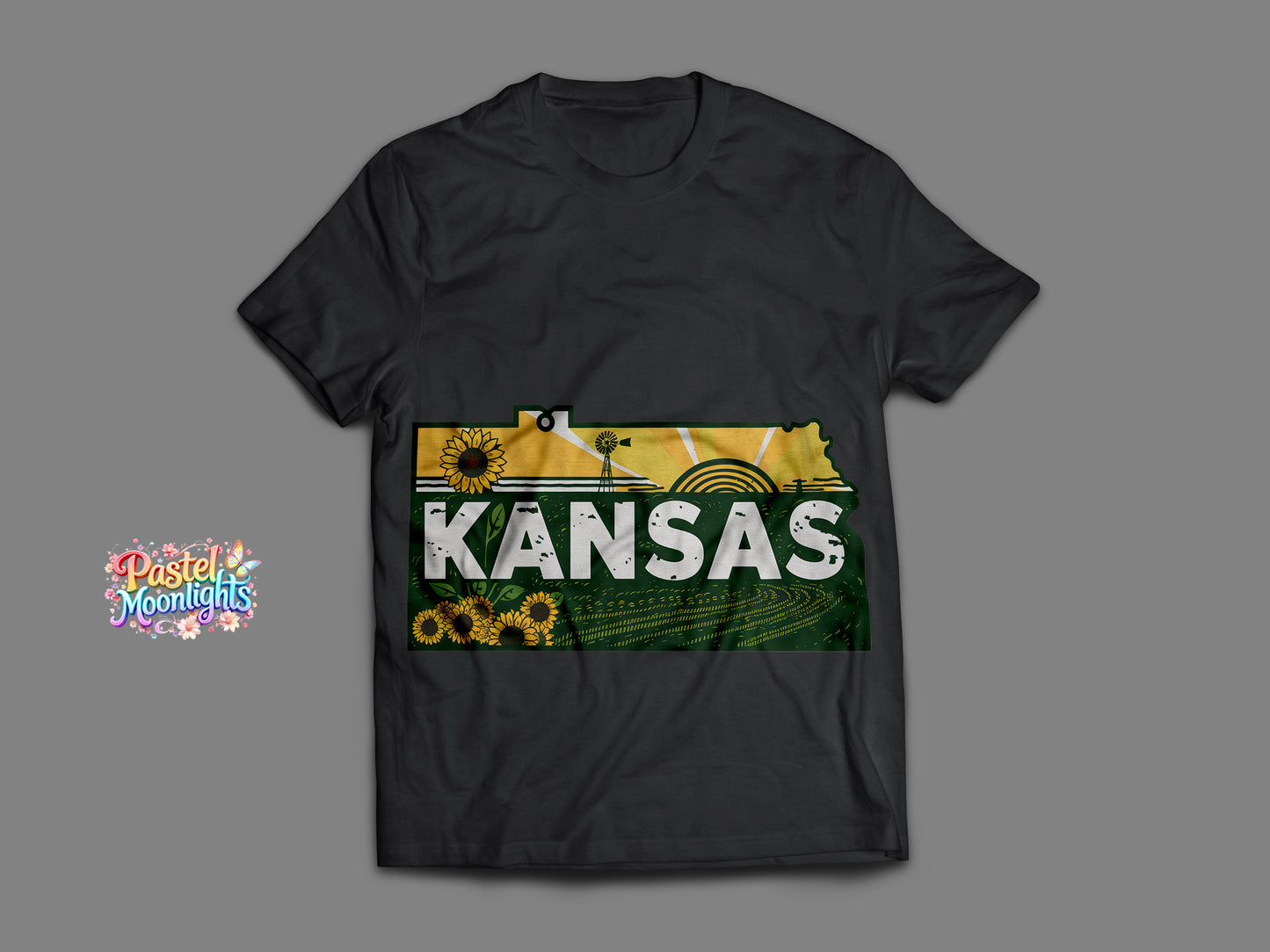 Kansas The Sunflower State DTF Print Ready to Press