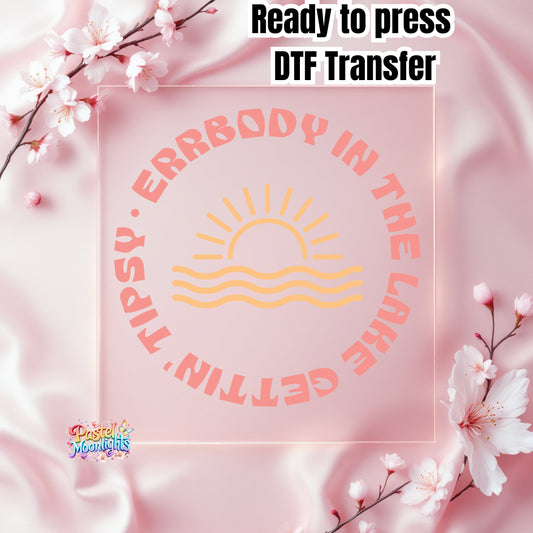 Lake-09 DTF Print Ready to Press