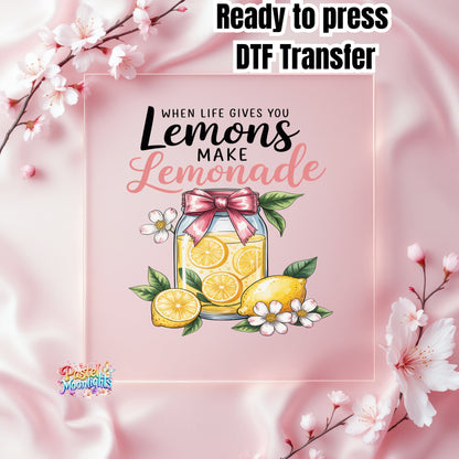 Lemon Design 10 DTF Print Ready to Press