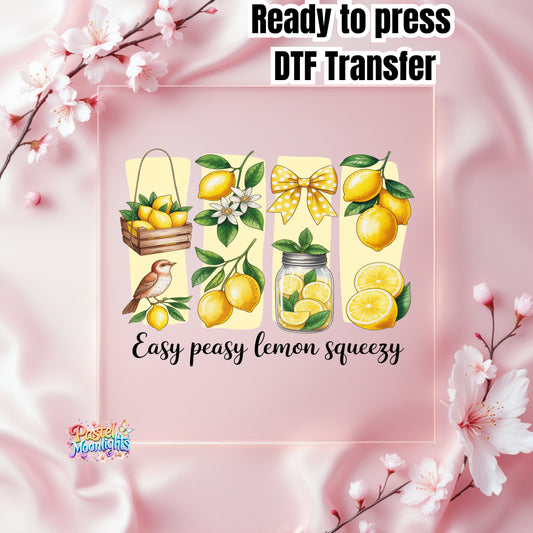 Lemon Design 13 DTF Print Ready to Press