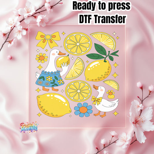 Lemon Design 14 DTF Print Ready to Press