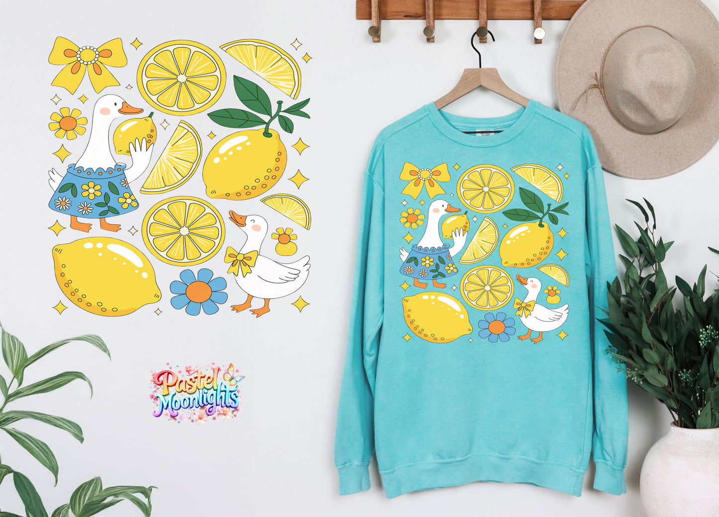 Lemon Design 14 DTF Print Ready to Press