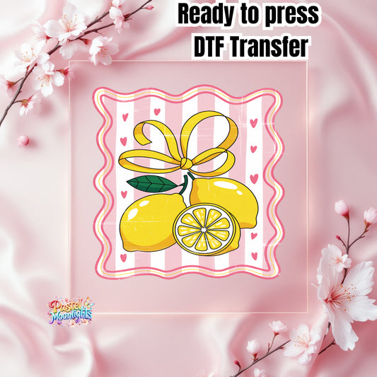 Lemon Design 1 DTF Print Ready to Press