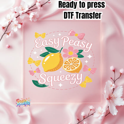 Lemon Design 21 DTF Print Ready to Press