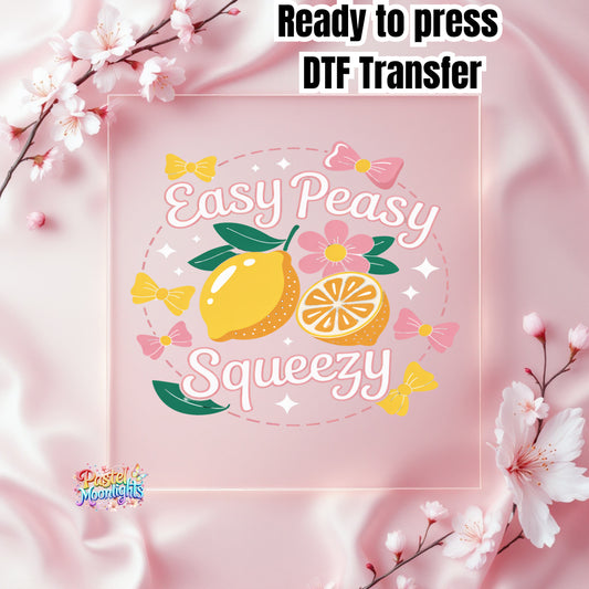 Lemon Design 21 DTF Print Ready to Press