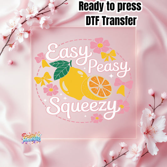 Lemon Design 23 DTF Print Ready to Press