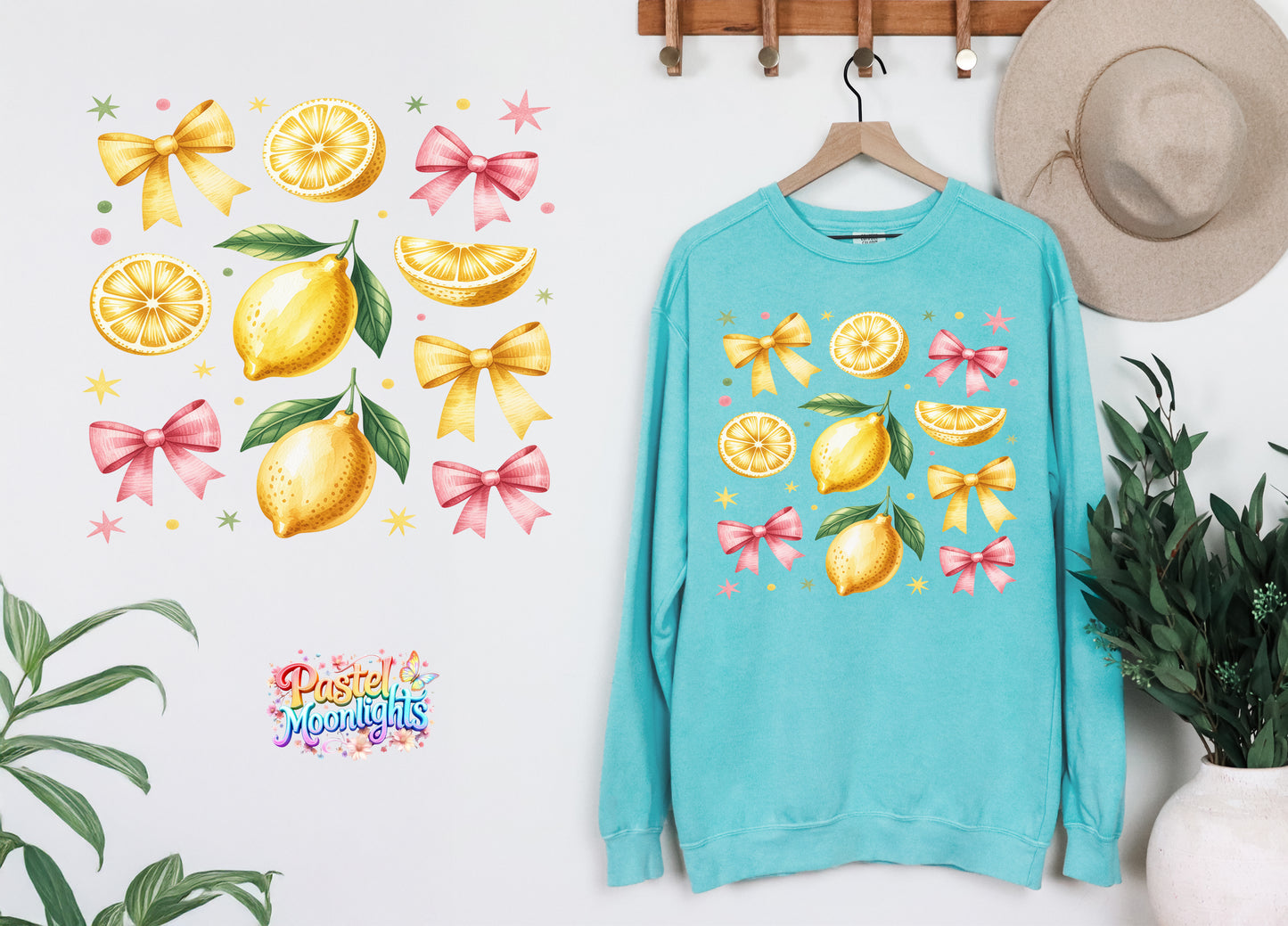 Lemon Design 24 DTF Print Ready to Press