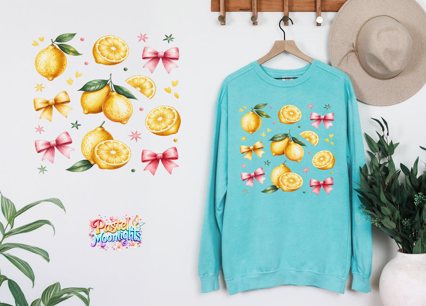 Lemon Design 25 DTF Print Ready to Press