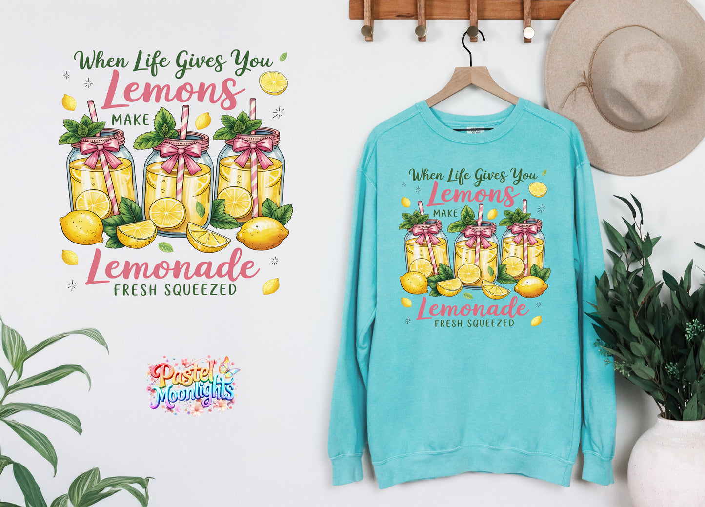 Lemon Design 2 DTF Print Ready to Press