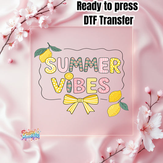 Lemon Design 4 DTF Print Ready to Press