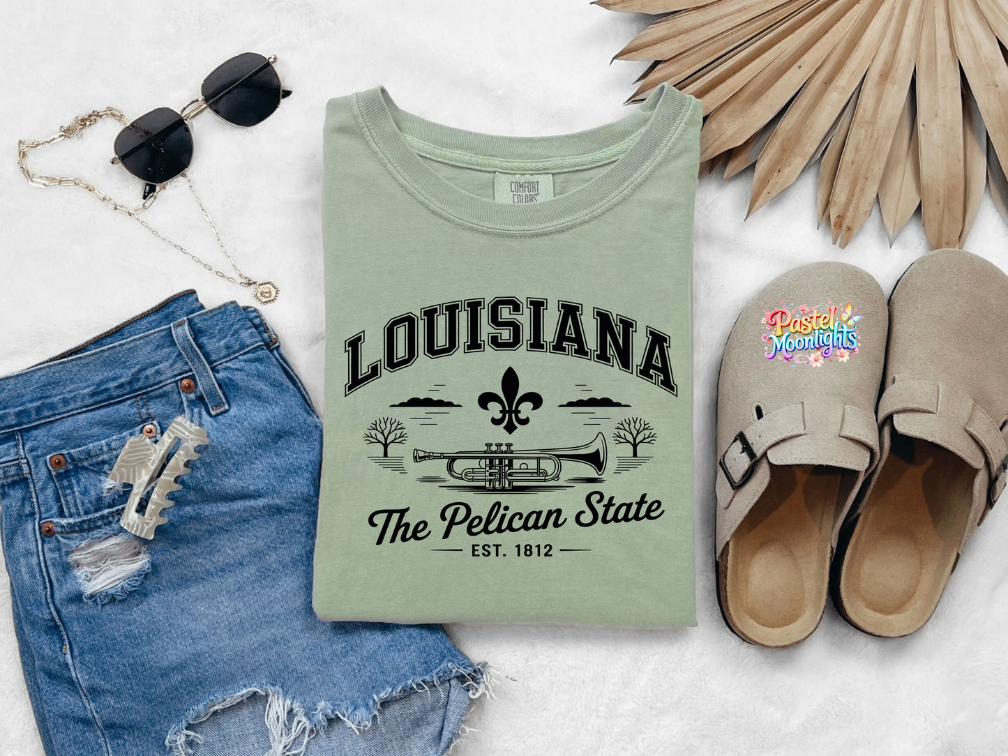 Louisiana The Pelican State DTF Print Ready to Press