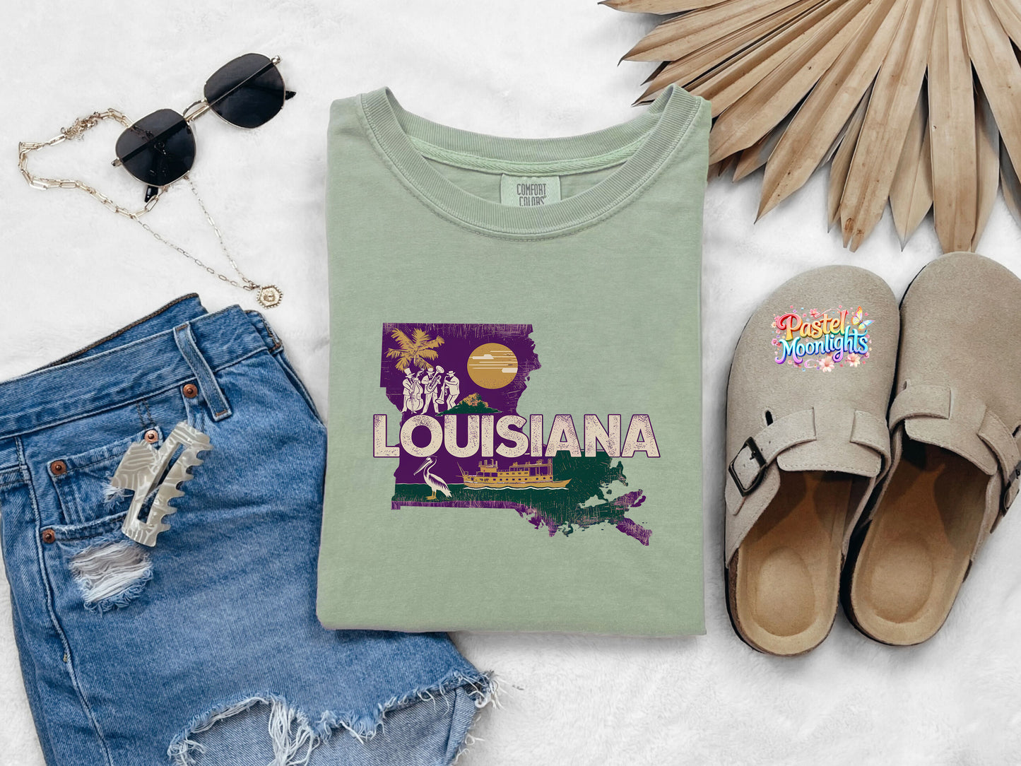 Louisiana The Pelican State DTF Print Ready to Press