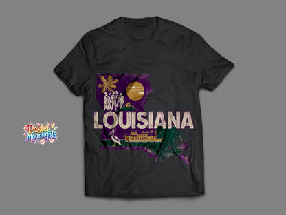 Louisiana The Pelican State DTF Print Ready to Press