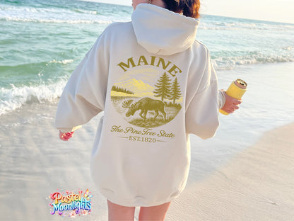 Maine The Pine Tree State DTF Print Ready to Press