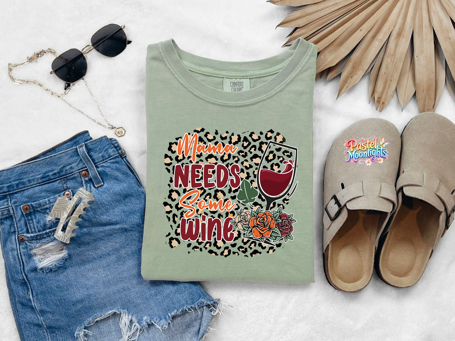 Mama Needs Some Wine  DTF Print Ready to Press