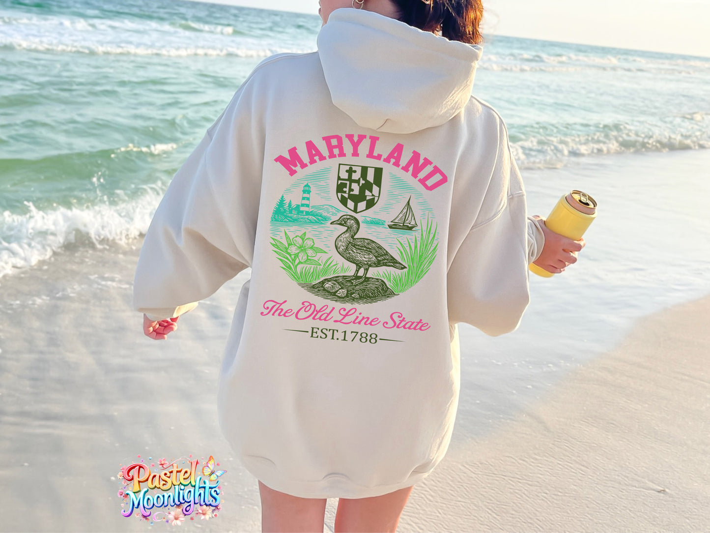 Maryland The Old Line State DTF Print Ready to Press